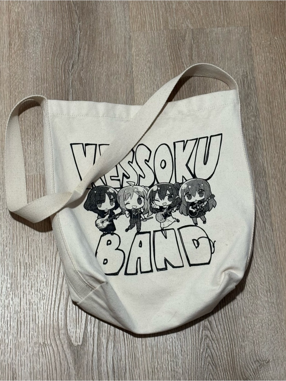 Kessoku Band Cream Canvas Tote Bag